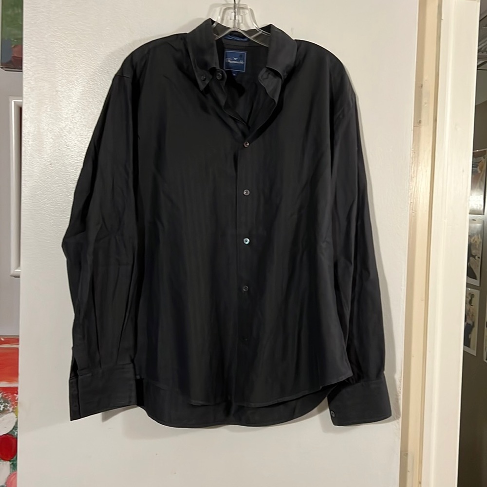 Faonnable Gray Men’s Button Down Collar Shirt - image 1